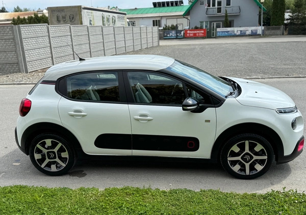 Citroen C3 cena 39900 przebieg: 148000, rok produkcji 2018 z Kolbuszowa małe 232